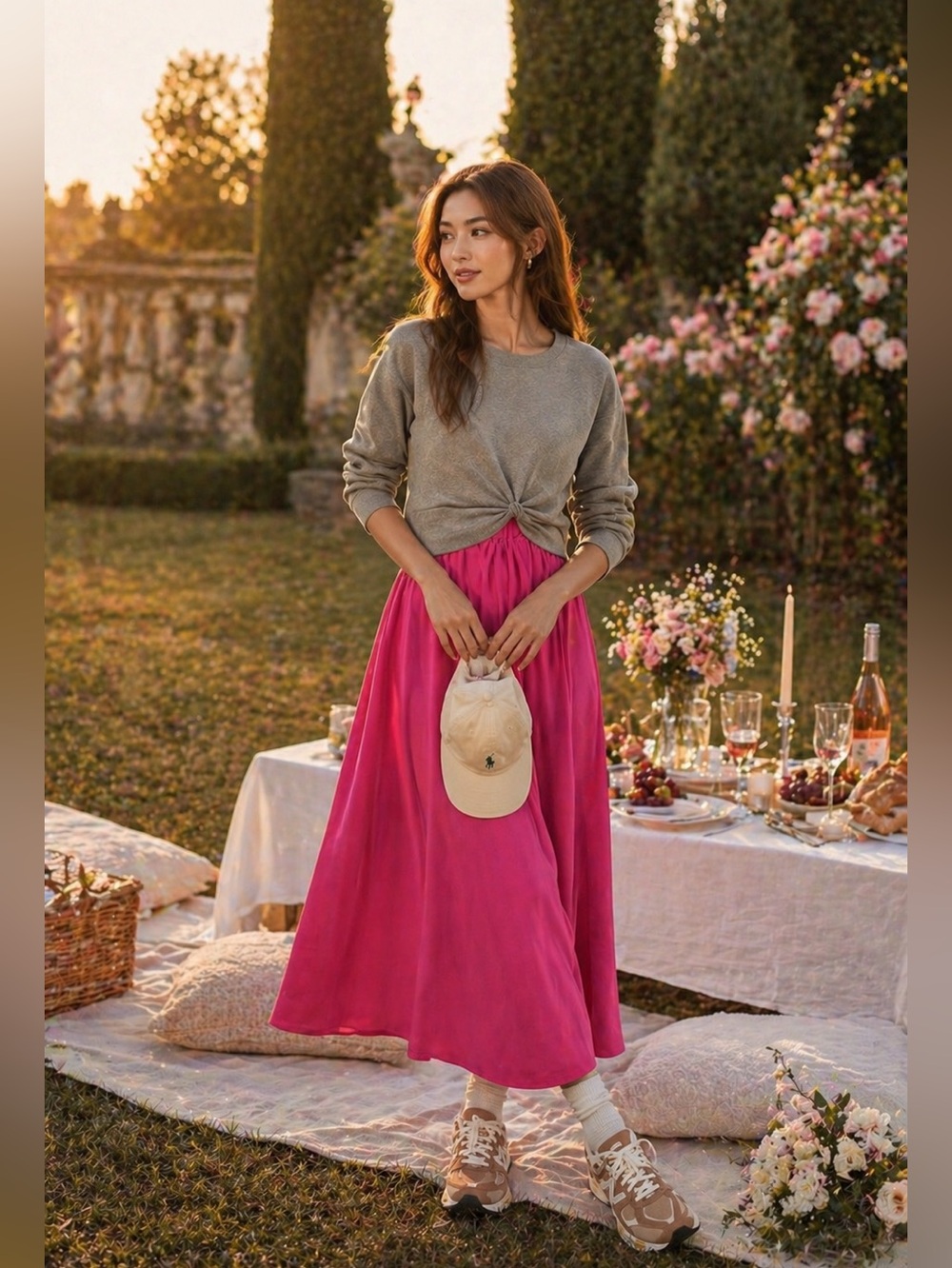Anthropologie By Anthropologie Long-Sleeve Mockable Jumper & Midi Dress